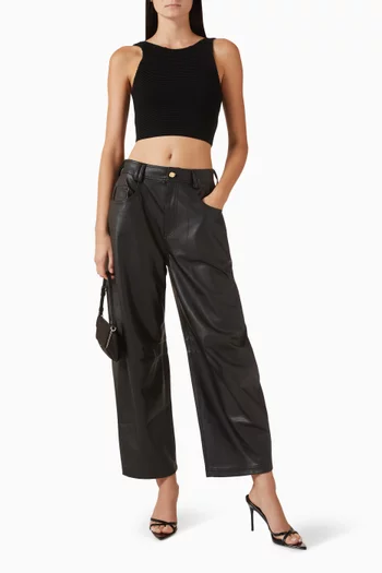 بنطال هاربر بقصة ساق أسطوانية