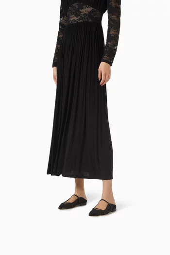 Maureen 85 Flat Sandals in Floral Mesh