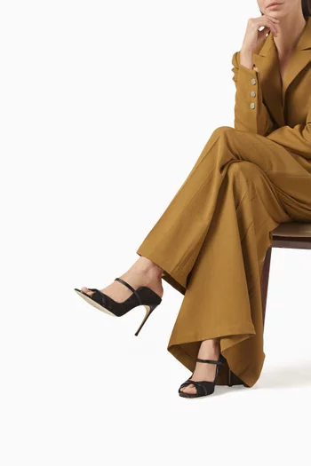 Noah 90 Mules in Floral Mesh