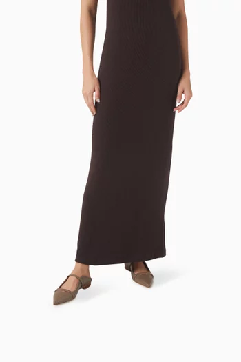 حذاء مورين بكعب مسطح جلد بنقشة جلد الحرباء