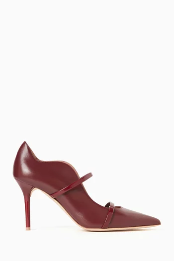 حذاء كلاسيك مورين بكعب 85 مم جلد