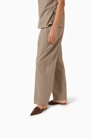 حذاء دورامو مفتوح من الخلف بكعب 10 مم جلد بنقشة جلد الحرباء