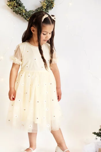 Festive Sequin-embellished Dress in Tulle