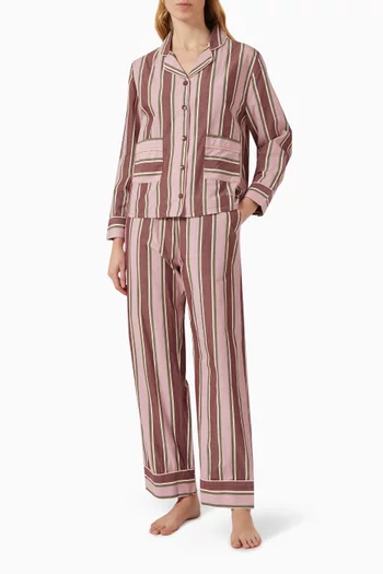 Striped Pyjama Set in Cotton