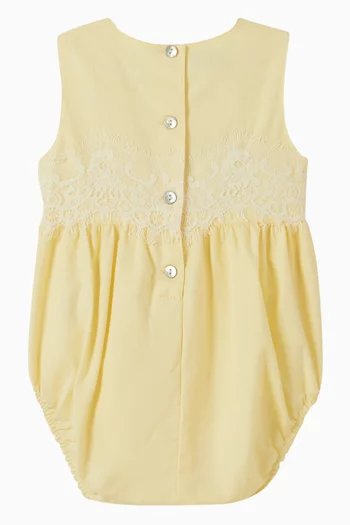 Lace-trimmed Bodysuit