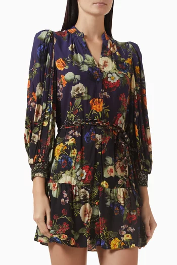 فستان انتونيت قصير فيسكوز