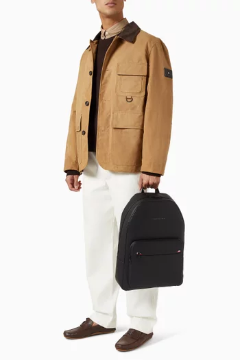 TH Corp Backpack in Faux Leather