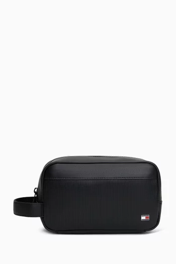 Hilfiger Flag Ribbed Washbag