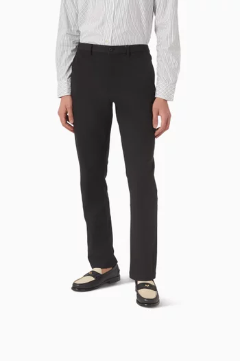 Colour-blocked Loafers in Leather