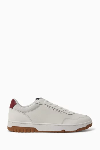 Lightweight Basketball Sneakers in Leather