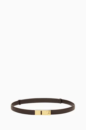 Extendable Hug belt in Leather