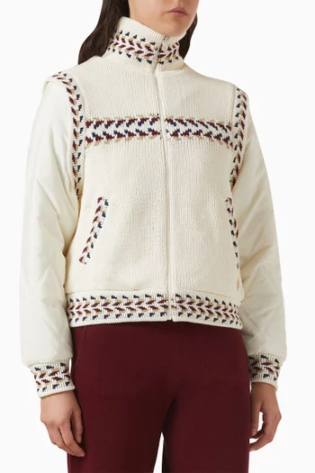 Swiss Dhemi Knit Jacket in Organic Cotton