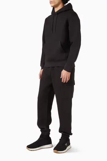 Marvin-R Double-face Cargo Sweatpants in Cotton-blend