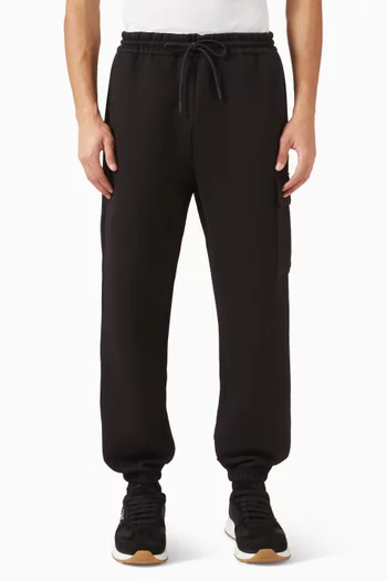 Marvin-R Double-face Cargo Sweatpants in Cotton-blend