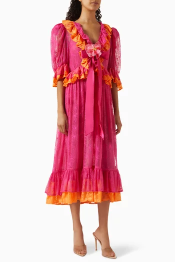 فستان هارموني بكشكش