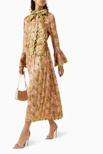 Glede Scalloped Dress