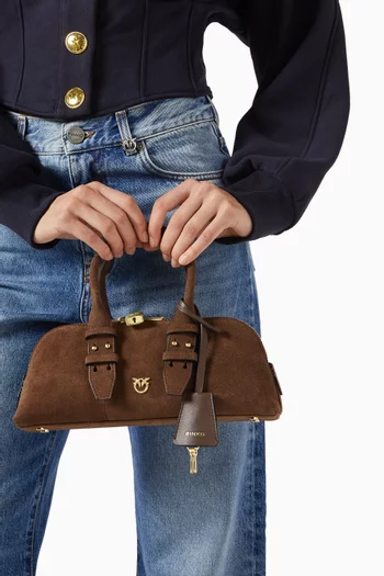 Small Baguette Escape Bag in leather