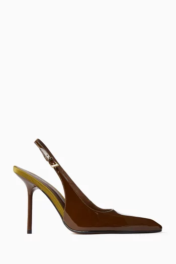 Leona 110 Slingback Pumps in Patent Leather