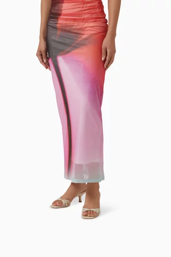 حذاء تارا مفتوح من الخلف بكعب 50 مم جلد