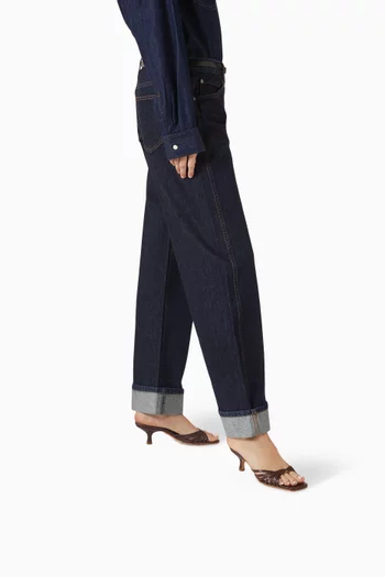 Tara 50 Mule Sandals in Leather