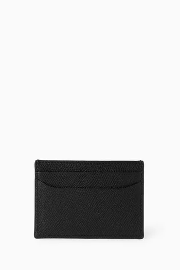 Logo Card Case in Leather