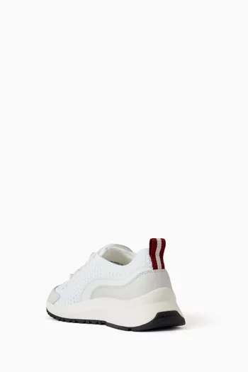 Daryel Sneakers in Mesh Knit & Suede