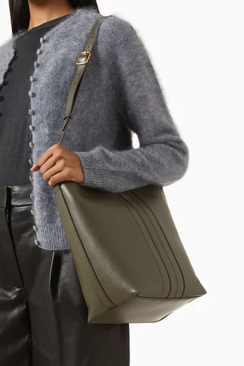Sign Bucket Bag in Leather