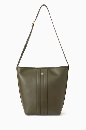 Sign Bucket Bag in Leather