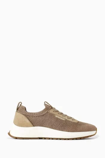 Outline Logo Sneakers