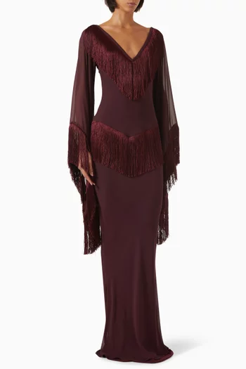 Cristal Maxi Dress in Chiffon