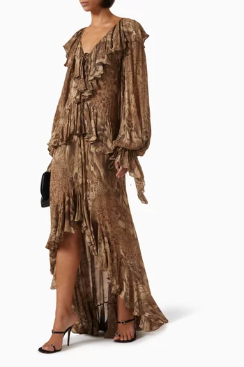 Kona Maxi Dress in Georgette Chiffon