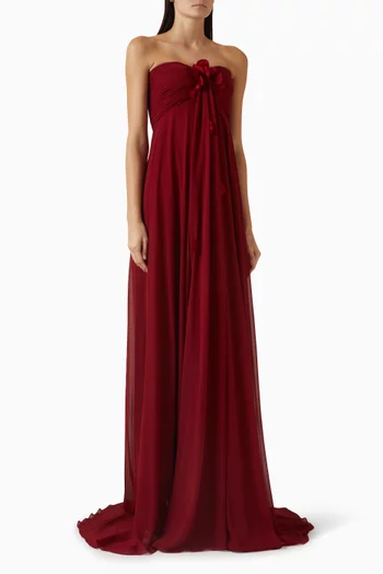 Valerio Maxi Dress in Chiffon
