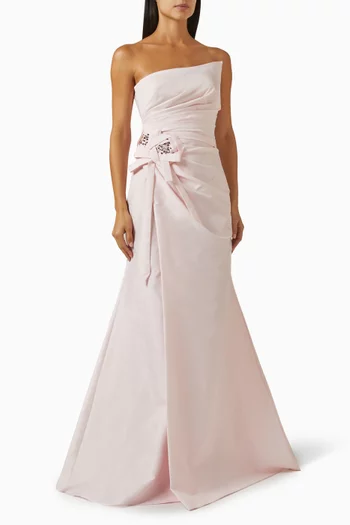 Yumberry Embellished Gown in Taffeta