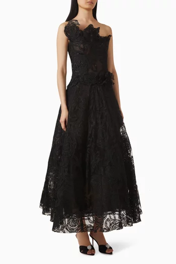 Seleny Gown in Floral Lace