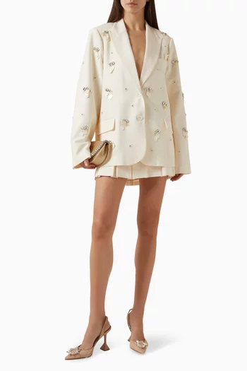 Embellished Oversized Blazer