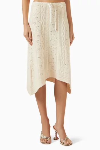 Noah Cable-knit Skirt