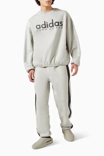 x Fear of God Athletics Crewneck Sweatshirt in Heather Fleece