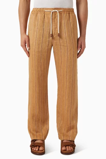 Gabriel Stripe Wide-leg Pants