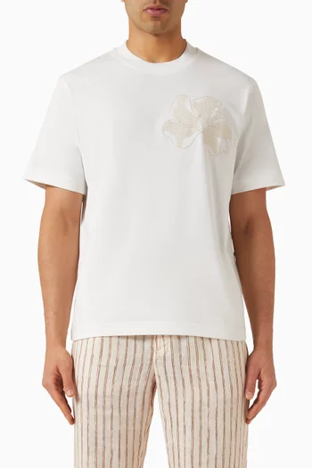 تي شيرت أندريه بطبعة قطن