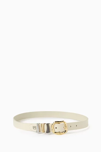 حزام اتش 3 بتصميم عريض جلد