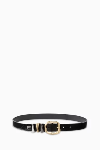 حزام اتش 3 بتصميم عريض جلد