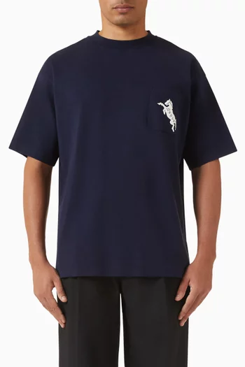 Le Embleme Chevaux T-shirt in Cotton