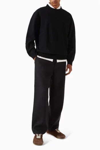 Crew Sweater in Boiled Wool