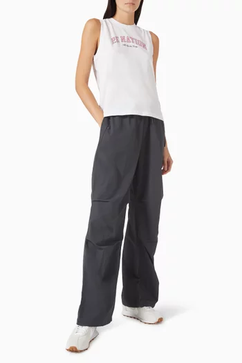 بلوزة أيريا بلا أكمام قطن