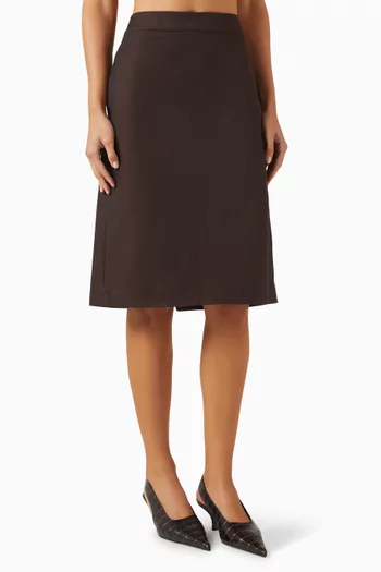 Column Skirt in Cotton