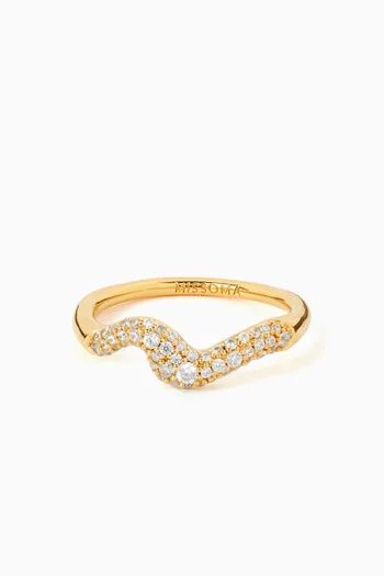 خاتم مولتن سنو مرصع بالكريستال