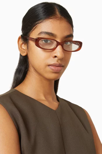 Josephine Rectangle Eyeglasses in Acetate