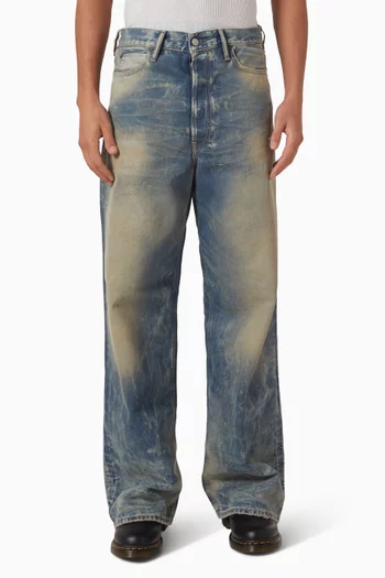 بنطال جينز 1981 بقصة فضفاضة دينم