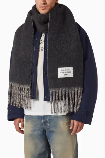 وشاح ثقيل بلونين مزيج ألباكا