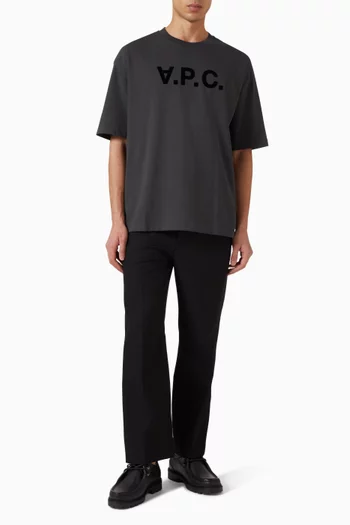 Flocked V.P.C. Regular T-shirt in Cotton
